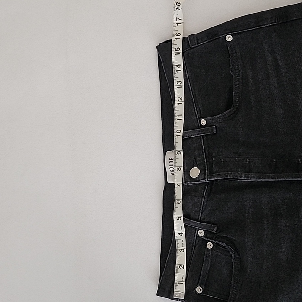 Agolde Riley Jeans High Rise Straight Crop Leg - Picture 12 of 16